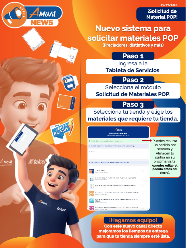 ¡Solicitud de Material POP!