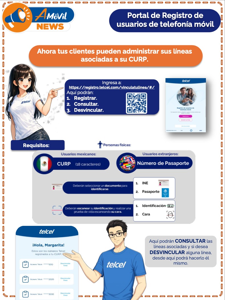 Portal de registro de usuarios de telefonía móvil