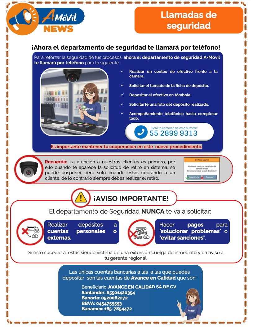 Llamadas de seguridad