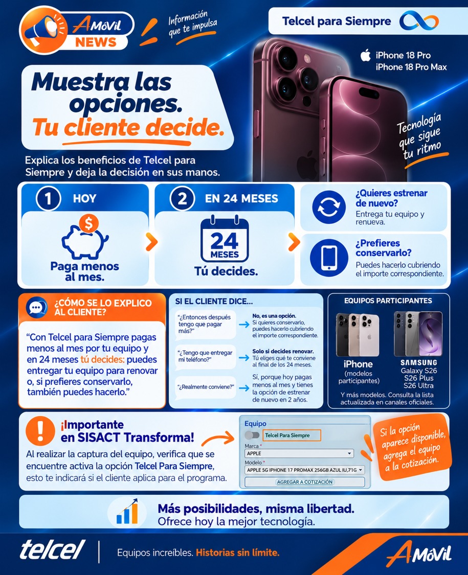 Telcel para Siempre