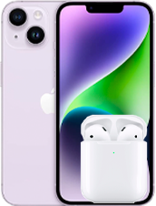 iPhone 14 256GB + Airpods Planes Telcel A-Móvil