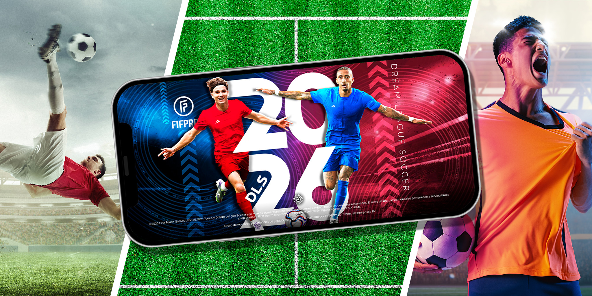 En este momento estás viendo Vive tu propio Mundial desde tu celular con DLS 26 📱⚽